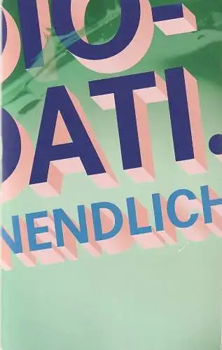 Theater Basel, Andreas Beck, Pawel B. Jiacek: Programmheft Uraufführung Michael Wertmüller DIODATI.UNENDLICH 21. Februar 2019 Grosse Bühne Spielzeit 2018 / 2019 (18). 