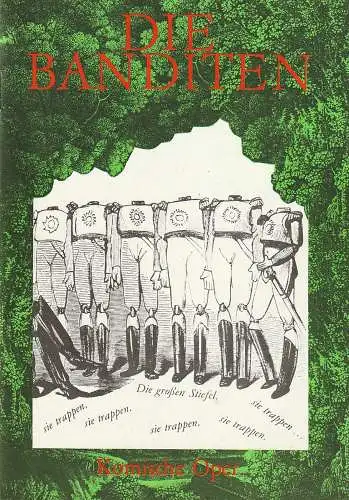 Komische Oper, Eberhardt Schmidt, Hartmut Henning: Programmheft Jacques Offenbach DIE BANDITEN Premiere 1.4.1989 Komische Oper (18). 