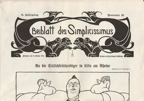 Bühnen der Stadt Köln, Claus Helmut Drese, Peter Müller-Buchow, Ehrenfried Schmidt: Programmheft Ludwig Thoma MORAL 14. Januar 1972 Schauspielhaus (18). 