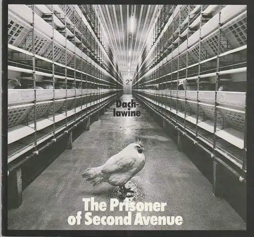 Thalia Theater Hamburg, Boy Gobert, Hanno Lunin, Alfred Hübner, Hans Meyer-Veden ( Probenfotos ): Programmheft Neil Simon DACHLAWINE  ( The Prisoner of Second Avenue ) Premiere 28. März 1973 Spielzeit 1972 / 73 Heft 10 (18). 