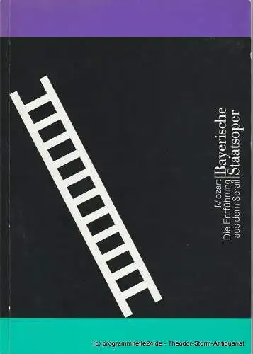 Bayerische Staatsoper, Peter Jonas, Zubin Mehta: Programmheft Die Entführung aus dem Serail. Premiere 15. Januar 2003 im Nationaltheater München (18). 