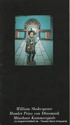 Münchner Kammerspiele, Hans-Reinhard Müller, Wolfgang Bauschmid, Wolfgang Zimmermann: Programmheft HAMLET. Prinz von Dänemark von William Shakespeare. Premiere 23. April 1980 Spielzeit 1979 / 80 Heft 5 (18). 