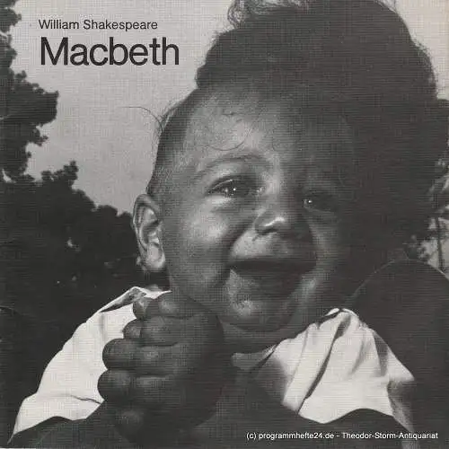 Städtische Bühnen Augsburg, Rudolf Stromberg: Programmheft MACBETH. Spielzeit 1980 / 81 Heft 18 erschienen am 30. April 1981 (18). 