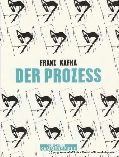 Münchner Kammerspiele, Frank Baumbauer, Matthias Günther: Programmheft Franz Kafka: DER PROZESS Premiere 25. September 2008 Schauspielhaus Spielzeit 2008 / 2009 (18). 