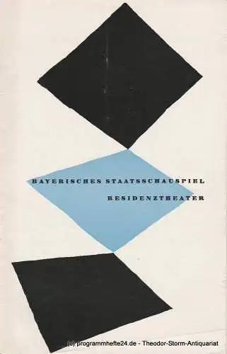 Bayerisches Staatsschauspiel, Residenztheater, Walter Haug: Programmheft Erstaufführung Das Buch von Christoph Columbus von Paul Claudel. 1. August 1956 (18). 