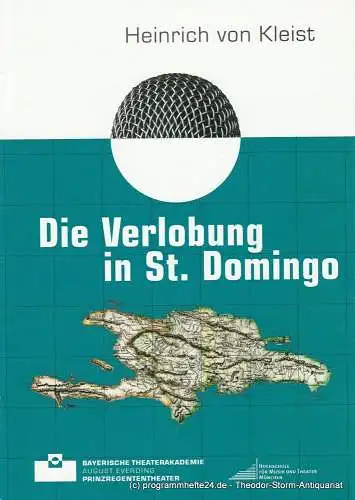 Bayerische Theaterakademie August Everding, Prinzregententheater, Klaus Zehelein, Karl Kröwer, Margareta Klein: Programmheft Die Verlobung in St. Domingo. Premiere 2. Februar 2008 (18). 
