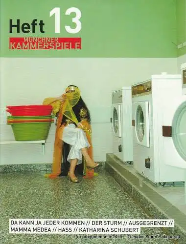 Münchner Kammerspiele, Frank Baumbauer , Gaby Schweer, Ruth Feindel: Münchner Kammerspiele Heft 13 Da kann ja jeder kommen, Der Sturm, etc. (18). 