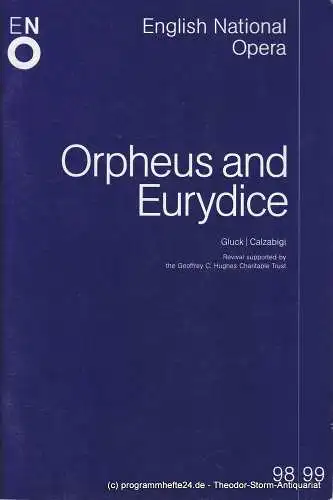 English National Opera, Nicholas Payne: Programmheft Orpheus and Eurydice. Spielzeit 1998 / 99 (18). 