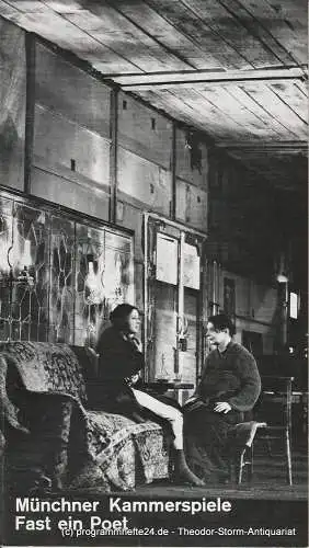 Münchner Kammerspiele, Hans-Reinhard Müller, Wolfgang Zimmermann: Programmheft Fast ein Poet von Eugene O 'Neill. Premiere 14. April 1977 (18). 