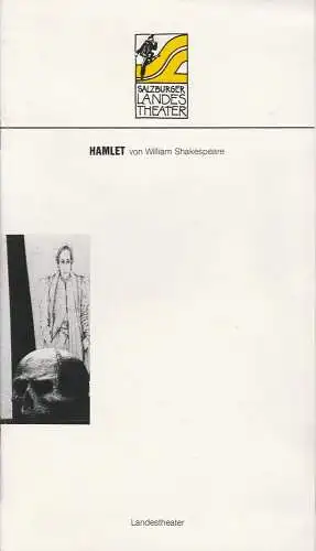 Salzburger Landestheater, Lutz Hochstraate, Christian Fuchs, Herbert Huber ( Fotos ): Programmheft HAMLET. Tragödie von William Shakespeare. Premiere 17. September 1988 Spielzeit 1988 / 89 Heft 2 (18). 