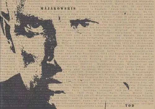 Staatstheater am Gärtnerplatz, Klaus Schultz, Jan Adamiak, Reinhard M. K. Thasler: Programmheft MAJAKOWSKIS TOD von Dieter Schnebel. Premiere 15. Juli 2005 (18). 