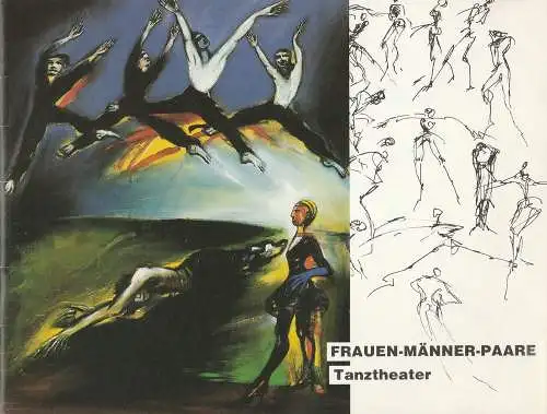 Komische Oper Berlin, Karin Schmidt-Feister, Arwid Lagenpusch ( Fotos ), Eva-Maria Viebeg: Programmheft FRAUEN - MÄNNER - PAARE Premiere 5. Juni 1991 Tanztheater (18). 