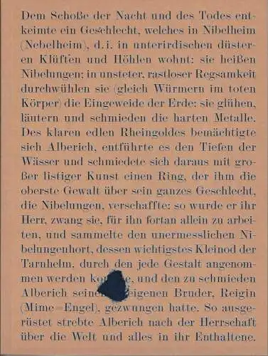 Bayerische Staatsoper, Nikolaus Bachler, Miron Hakenbeck, Marion Tiedtke: Programmheft Das Rheingold von Richard Wagner. Premiere 4. Februar 2012. Spielzeit 2011 / 2012 (18). 
