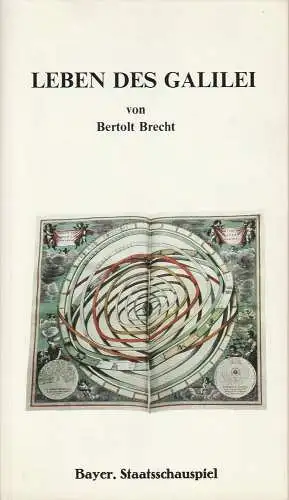 Bayerisches Staatsschauspiel, Frank Baumbauer, Heike Wiehle, Thomas Petz, Wilfried Hösl, Max Sichart ( Fotos ): Programmheft Leben des Galilei von Bertolt Brecht. Premiere 23. Februar 1985 (18). 