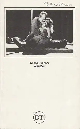 Deutsches Theater Göttingen, Norbert Baensch, Kaspar Seiffert ( Fotos ): Programmheft Woyzeck. Fragment von Georg Büchner. Spielzeit 1984 / 85 (18). 