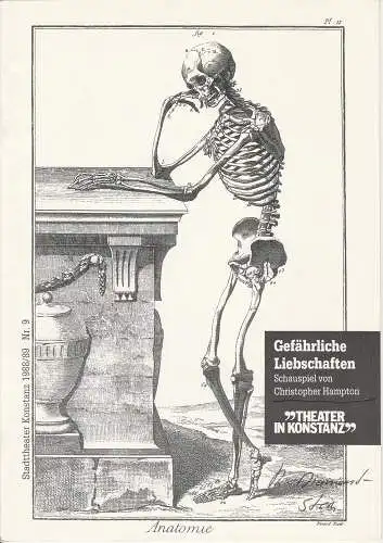 Theater Konstanz, Ulrich Khuon, Ulrich Wünsch: Programmheft Gefährliche Liebschaften. Premiere 24. Mai 1989 (18). 