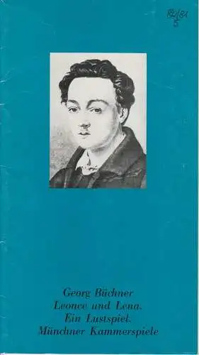 Münchner Kammerspiele, Hans-Reinhard Müller, Rosemarie Koch, Wolfgang Zimmermann, Hans-Joachim Ruckhäberle: Programmheft Georg Büchner: Leonce und Lena. Premiere 25. April 1981 Spielzeit 1980 / 81 Heft 5 (18). 