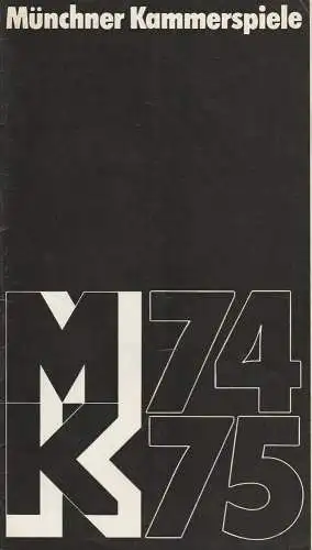 Münchner Kammerspiele, Hans-Reinhard Müller: Programmheft Jean-Claude Grumberg: DREYFUS  Premiere 13.11.1974 Spielzeit 1974 / 75 Heft 3 (18). 
