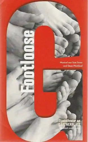Staatstheater am Gärtnerplatz, Ulrich Peters, Julia Aizenberg, Lena Fleck jtg, Gabriele Brousek: Programmheft FOOTLOOSE. 26. März 2009 jtg Junges Theater am Gärtnerplatz Spielzeit 2008 / 2009 (18). 