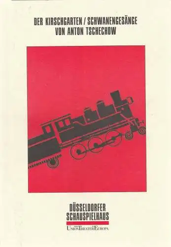 Düsseldorfer Schauspielhaus, Neue Schauspiel GmbH, Volker Canaris, Joachim Lux: Programmheft Der Kirschgarten / Schwanengesänge von Anton Tschechow (18). 
