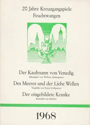 Kreuzgangfestspiele Feuchtwangen, Paul Keim: Programmheft 20 Jahre Kreuzgangfestspiele Feuchtwangen 1968 (18). 