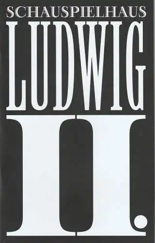 Münchner Kammerspiele, Johan Simons, Koen Tachelet: Programmheft LUDWIG II. Premiere 3. März 2011 Schauspielhaus Spielzeit 2010 / 11 (18). 