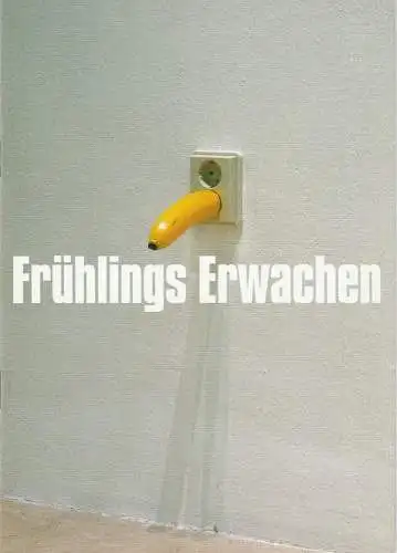 Münchner Volkstheater, Christian Stückl, Volker Bürger, Frederik Mayet, Arno Declair: Programmheft Frühlings Erwachen von Frank Wedekind. Premiere 20. Mai 2006 Spielzeit 2005 / 2006 Heft 4 (18). 