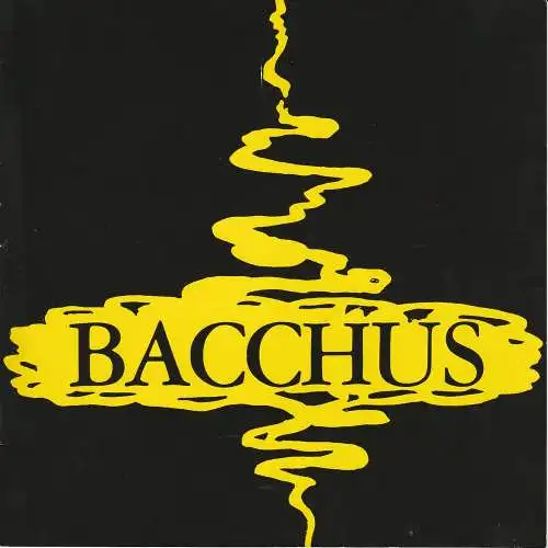 nordsüd-Theater, Horst Klemmer, H. H. Müller: Programmheft BACCHUS. Tragikomödie von Jean Cocteau (18). 