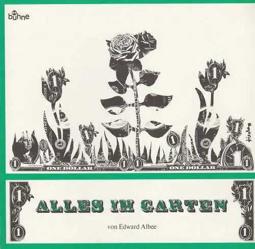 Bühne 64, Jürg Medicus: Programmheft Alles im Garten von Edward Albee Spielzeit 1971 / 72 (18). 
