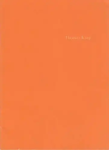 Renate Damsch-Wiehager, Helmut Unde, Angelo Caligaris ( Fotos ): Thomas Karp: MEHR SPIEGEL ! 10. Mai bis 12. Juni 1994 Katalog der Galerie der Stadt Esslingen, Bahnwärterhaus (18). 