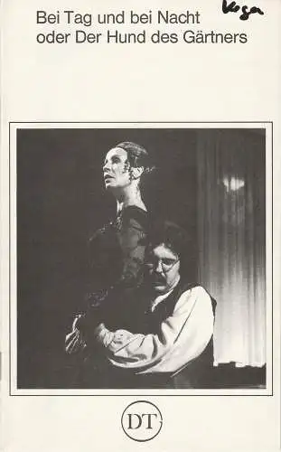 Deutsches Theater in Göttingen, Günther Fleckenstein, Norbert Baensch: Programmheft Bei Tag und bei Nacht oder Der Hund des Gärtners Spielzeit 1979 / 80 Heft 472 (18). 