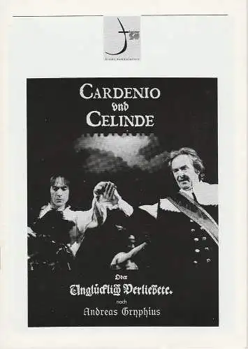 Theater der Stadt Schweinfurt: Programmheft Cardenio und Celinde. Gastspiel Pantomimentheater Tomaszewski 7. Januar 1995 Spielzeit 1994 / 95 Heft 11 (18). 