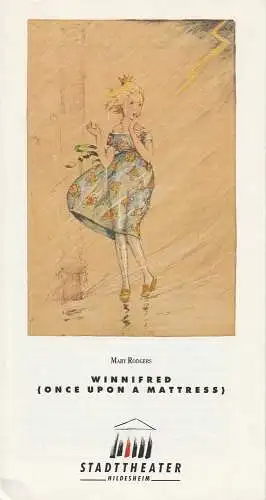 Stadttheater Hildesheim, Klaus Engeroff, Ingrid M. Zellner: Programmheft WINNIFRED. Musical von Mary Rogers Premiere 30. Dezember 1990 Spielzeit 1990 / 91 Heft 6 (18). 