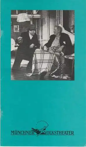 Münchner Volkstheater, Ruth Drexel, Regine Friedrich, Kai Mickley: Programmheft Neil Simon: SONNY-BOYS Premiere 3. August 1989 Spielzeit 1988 / 89 Heft 10 (18). 