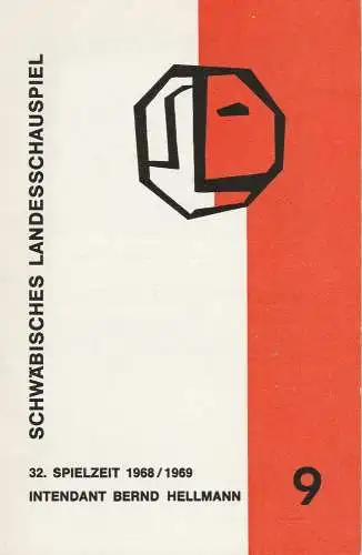 Schwäbisches Landesschauspiel Memmingen, Bernd Hellmann, Ulrich Mannes: Programmheft Bertolt Brecht Herr Puntila und sein Knecht Matti Premiere 31. März 1969 Spielzeit 1968 / 69 Folge 9 (18). 