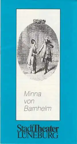Stadttheater Lüneburg, Alexander de Montleart, Walter Weyers: Programmheft Minna von Barnhelm oder Das Soldatenglück. Premiere 19. September 1980 Spielzeit 1980 / 81 Heft 2 (18). 