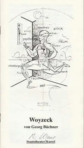 Staatstheater Kassel, Tobias Richter, Thomas frey: Programmheft WOYZECK von Georg Büchner. Premiere 12. März 1983 Spielzeit 1982 / 83 (18). 