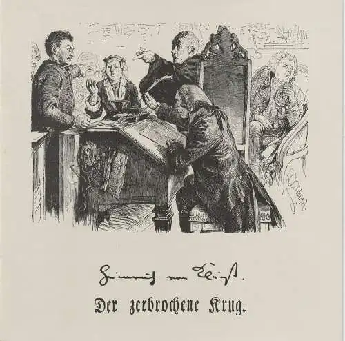Städtische Bühnen Augsburg, Rudolf Stromberg, Wolfgang Kunz: Programmheft Der zerbrochene Krug von Heinrich von Kleist Premiere 10. Mai 1980 Spielzeit 1979 / 80 Heft 18 (18). 