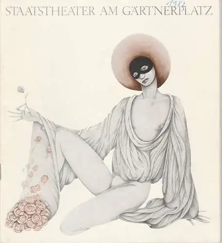 Staatstheater am Gärtnerplatz, Kurt Pscherer, Jost Miehlbradt, Wolfgang Ebbecke: Programmheft Die Csardasfürstin. Operette von Emmerich Kalman. Premiere 30. Januar 1982. Spielzeit 1981 / 82 Heft 3 (18). 
