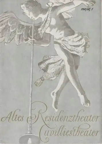 Bayerisches Staatsschauspiel, Helmut Henrichs, Wolfgang Kirchner: Programmheft DON JUAN Komödie von Moliere. Premiere 28. Oktober 1962  Altes Residenztheater Cuvillies-Theater Spielzeit 1962 / 63 (18). 