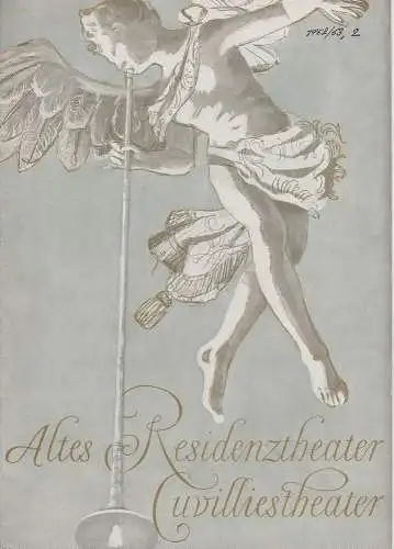 Bayerisches Staatsschauspiel, Helmut Henrichs, Wolfgang Kirchner: Programmheft SCHLUCK UND JAU von Gerhart Hauptmann Premiere 22. Dezember 1962 Altes Residenztheater Cuvillies-Theater Spielzeit 1962 / 63 (18). 