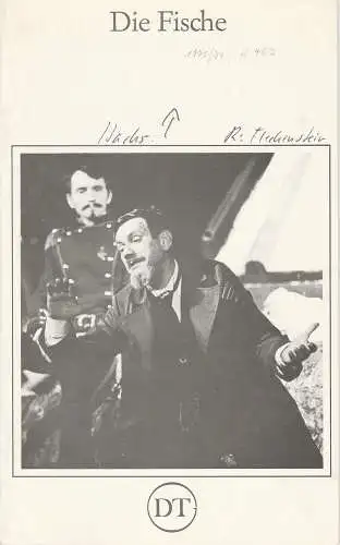 Deutsches Theater in Göttingen, Günther Fleckenstein, Norbert Baensch: Programmheft Uraufführung DIE FISCHE. Schauspiel von Peter Hacks Spielzeit 1978 / 79 Heft 453 (18). 