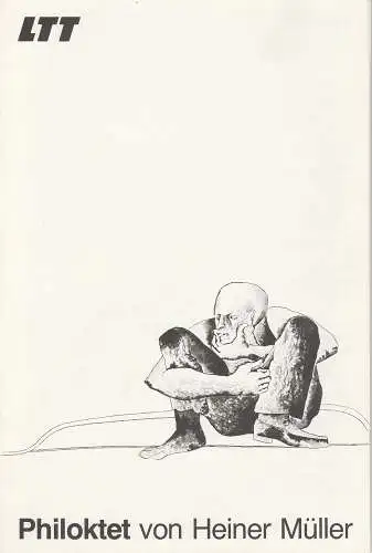 Landestheater Württemberg-Hohenzollern Tübingen, Klaus Pierwoß, Rainer Mennicken: Programmheft Philoktet von Heiner Müller. Premiere 24. September 1980 Spielzeit 1980 / 81 (18). 