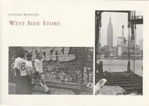 Staatstheater am Gärtnerplatz, Klaus Schultz, Jan Adamiak, Christoph Gutmann: Programmheft Leonard Bernstein: WEST SIDE STORY. Premiere 23. März 1997 Spielzeit 1996 / 97 Nr. 5 (18). 