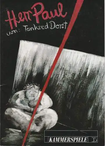 Deutsches Theater und Kammerspiele Berlin, Thomas Langhoff, Maik Hamburger: Programmheft HERR PAUL von Tankred Dorst. Premiere am 26. März 1994. Spielzeit 1994 / 95 (18). 