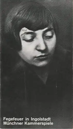 Münchner Kammerspiele, Schauspielhaus, Hans-Reinhard Müller, Ernst Wendt, Wolfgang Zimmermann: Programmheft Marieluise Fleißer: Fegefeuer in Ingolstadt. Premiere 20. September 1977. Spielzeit 1977 / 78 Heft 1 (18). 