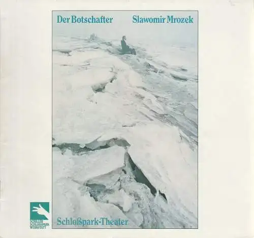 Staatliche Schauspielbühnen Berlins, Boy Gobert, Klaus Engeroff: Programmheft Der Botschafter von Slawomir Mrozek. Premiere 5. Februar 1982 Schloßpark-Theater Spielzeit 1981 / 82 (18). 