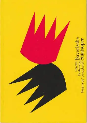 Bayerische Staatsoper, Peter Jonas, Hella Bartnig, Christian Cöster, Rainer Karlitschek: Programmheft Münchener Erstaufführung RODELINDA, REGINA DE 'LONGOBARDI. Premiere 28. Juni 2003 im Nationaltheater. Programmbuch Spielzeit 2002 / 2003 (18). 