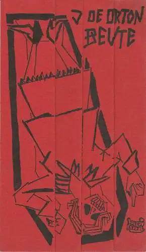Deutsches Schauspielhaus in Hamburg: Programmheft BEUTE von Joe Orton. Gastspiel im Theatersaal des Unileverhauses 1966 (18). 