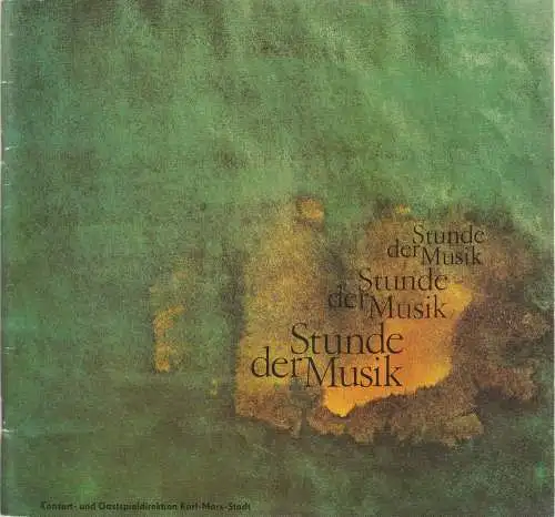 Konzert- und Gastspieldirektion Karl-Marx-Stadt, Edith Jänke: Programmheft Stunde der Musik 24. Konzertjahr 1976 / 77 Bezirk Karl-Marx-Stadt ( Spielzeitheft ) (18). 